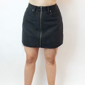 Madewell Women's Rigid Denim A-Line Mini Skirt